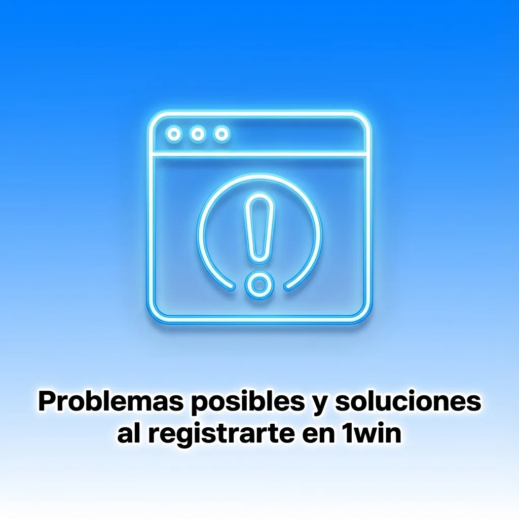 Tabla en español con problemas comunes y soluciones para registrarse y verificar cuenta en 1win